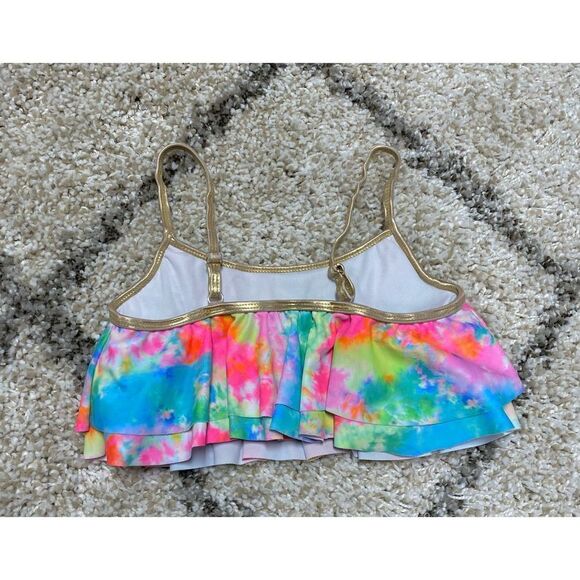 Betsey Johnson Tie Dye Bikini Swimsuit Top Size XL - Picture 4 of 7